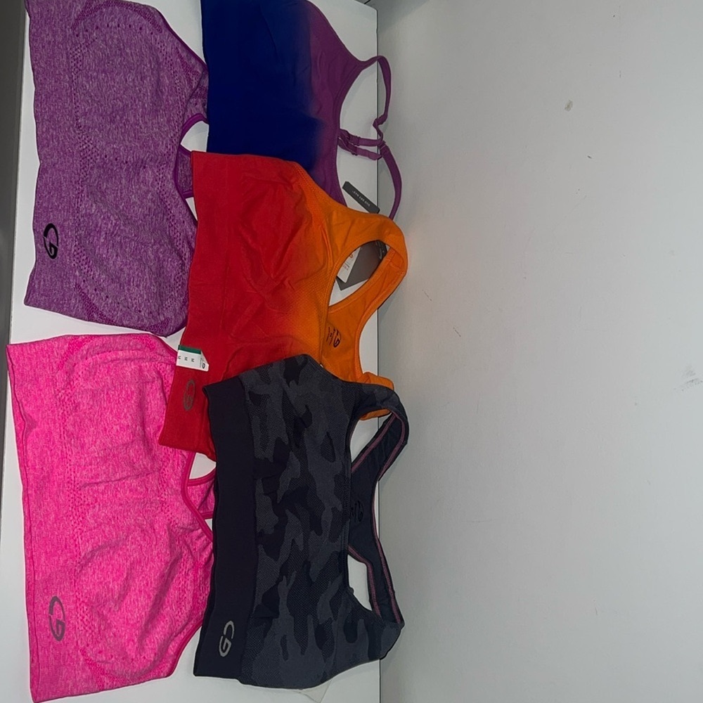 5 Target Sports Bras never worn with tags Champion